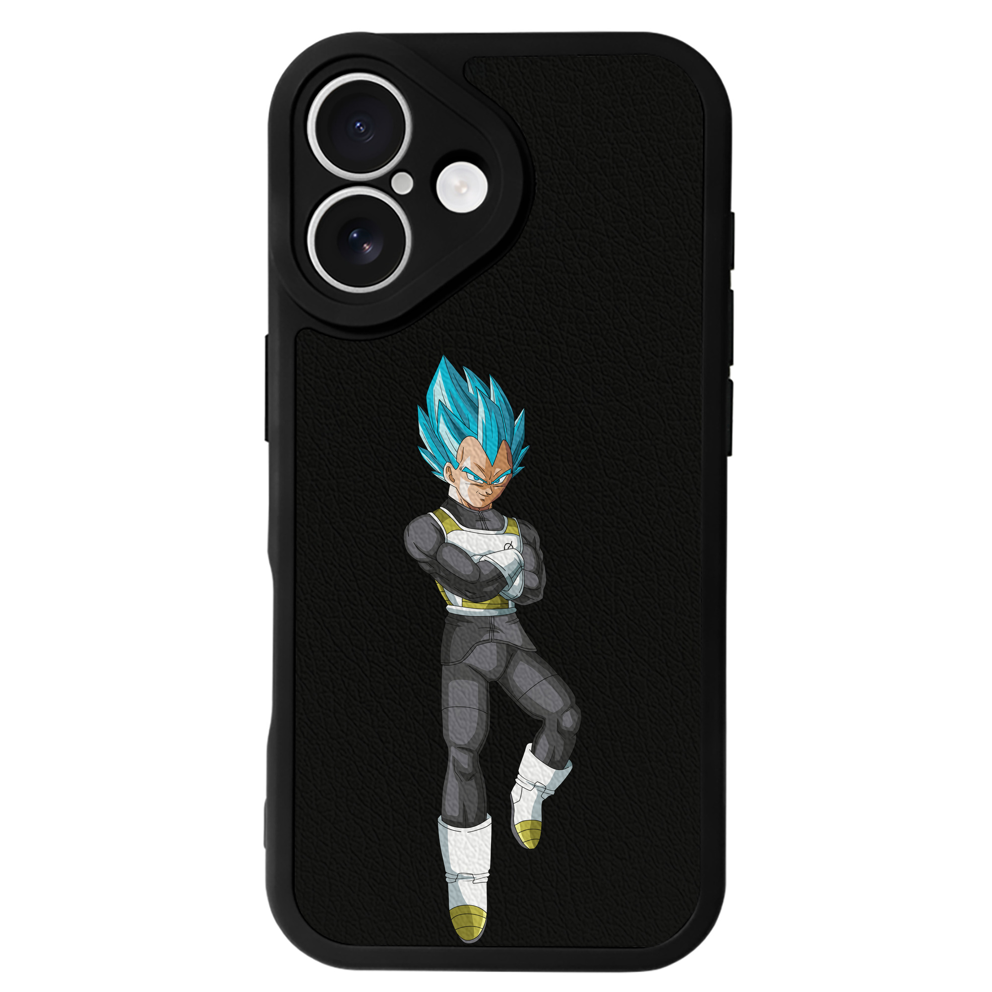 （画像用） ドラゴンボール ベジータ四世（Bejīta Yonsei）DRAGON BALL Vegeta IV 【iPhone 16シリーズ対応】シリコンスマホケース（レザー調） 材質：シリコン